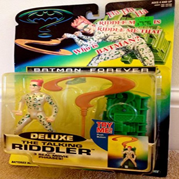 Batman Forever Deluxe The Talking Riddler Action Figure - Walmart.com