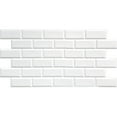 thumbnail image 3 of Panneau Mural 3D en PVC Imitation Briques Blanches Dundee Deco, 3,2 Pi X 1,6 Pi, Décoration Intérieure pour Panneaux Muraux, Application Commerciale et Résidentielle, 5 Pi2 Chacun, Lot de 10, 3 of 6
