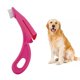 thumbnail image 5 of Cepillo de dientes de nailon para perros y gatos, kit para el cuidado bucal y dental de las encías, color rojo, 5 of 12
