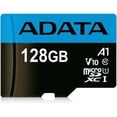 thumbnail image 1 of Memoria ADATA MicroSDXC UHS-1 U1 de 128 GB, Clase 10. Adata AUSDX128GUICL10A1-RA1, 1 of 6