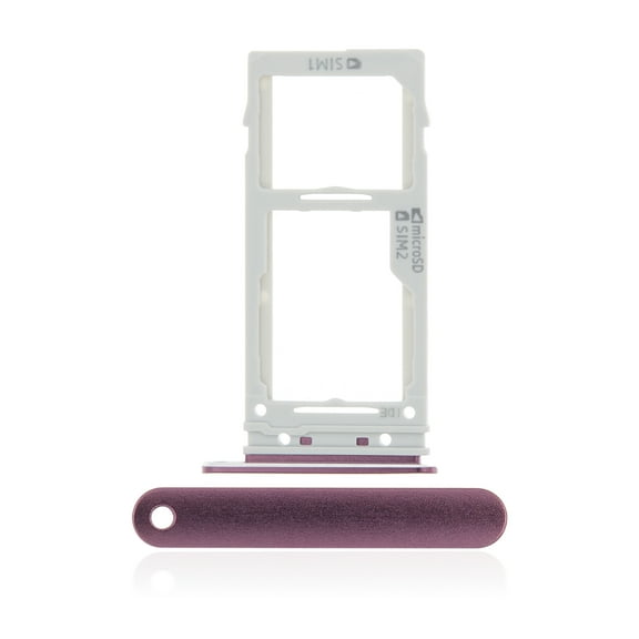 Replacement Dual Sim Drawer Compatible For Samsung Galaxy S9 / S9 Plus (Purple)