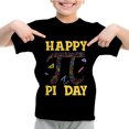 thumbnail image 3 of Camiseta divertida para niños con el mensaje Pi Day Inspires, camiseta estampada para niños, camiseta de verano para niños, camiseta de manga corta con cuello redondo y mensaje Pi Day 3.14, 3 of 5