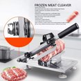 thumbnail image 3 of Machine de Découpe de Viande Surgelée, Coupe-Viande Surgelée Manuel avec Poignée Confortable, Étanche, pour Jambon, pour Rouleau de Bœuf, 3 of 8