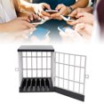 thumbnail image 1 of Cell Phone Jail with Lock and Keys, 5.1x5.9x7.5in Cell Phone Jail Lock Box, Mobile Prison Cell Phone Jail Phone Cage, Phone Lock Box Cell Phone Locker for Classroom, Family, 1 of 7