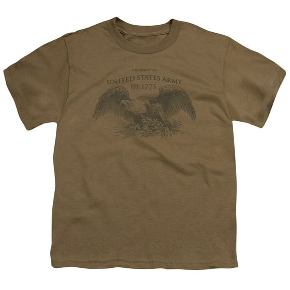 Army Property Of S/S Youth 18/1 T-Shirt Safari Green