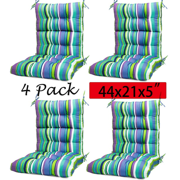 44x21x5 Inch Multifunction Home Outdoor, High Back Patio Chair Cushions Set Of 4