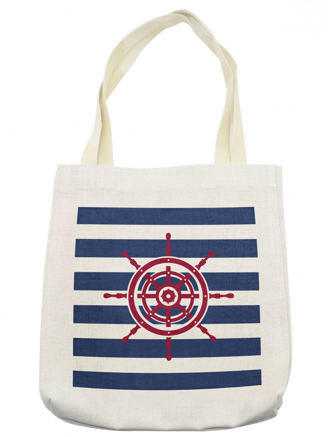 Rhombus Canvas Boat Tote Large Karma Stripe - Red - All Purpose Totes