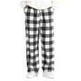 thumbnail image 6 of NIEWTR Mens Pajama Pants 100% Cotton Plaid Sleep & Lounge Pants, PJ Bottoms with Pockets and Button Fly, 1 Pack(Z06-Black,S), 6 of 9