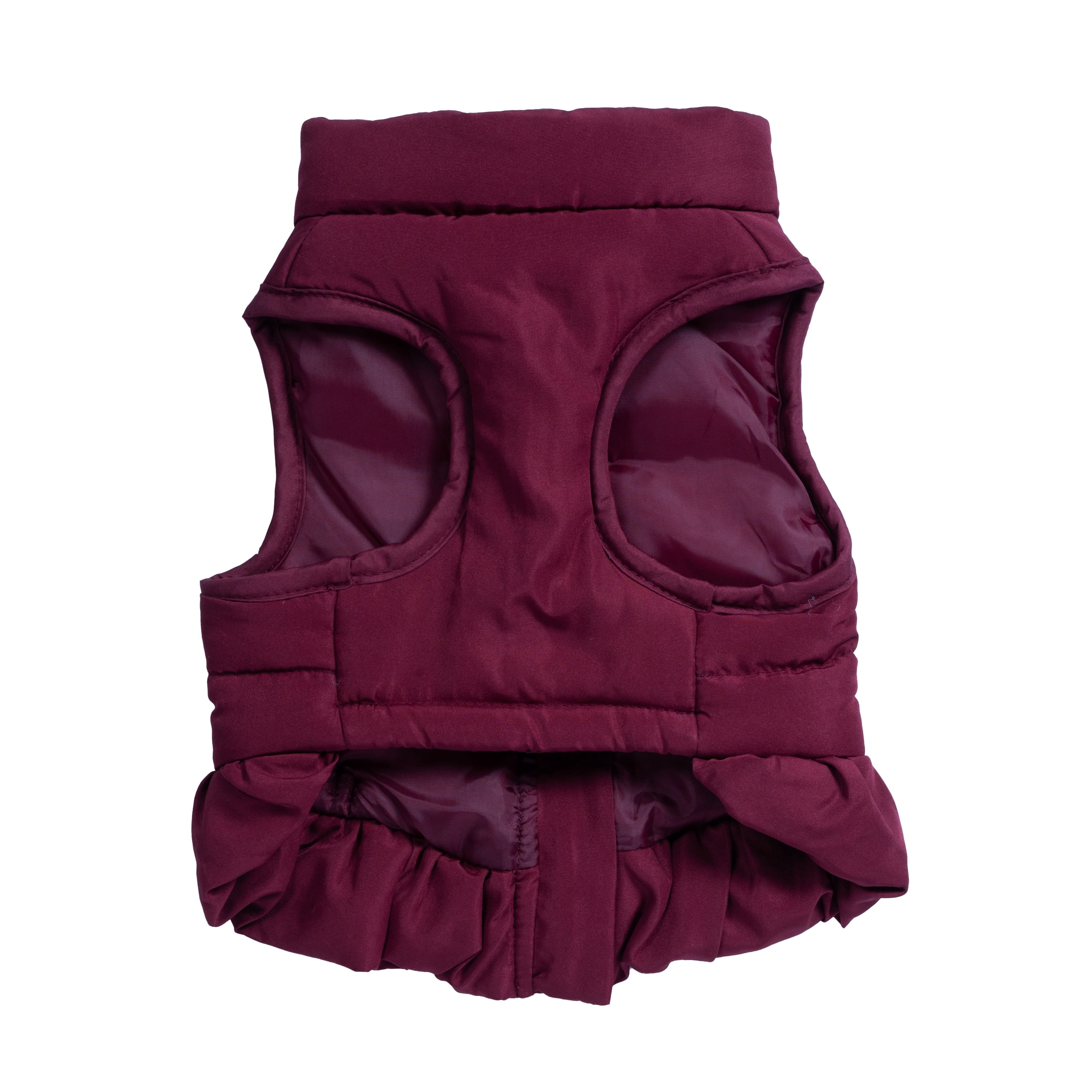 Christian Siriano, Dog Clothes, Quilted Dog or Cat Jacket, Purple, XS