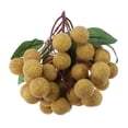 thumbnail image 2 of Frutas y verduras artificiales,Decoración realista de longan de frutas artificiales realistas.,Simulación realista falsa longan,Fruta artificial realista de simulación.,cocina, 2 of 8