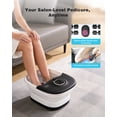 thumbnail image 5 of SPA4PIEDS Electric Collapsible Foot Spa with Heat, Remote Control, 16 Massage Rollers, Bubble, Temperature Adjustment, Foot Care for Home Use, Black, 5 of 10