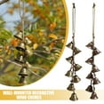 thumbnail image 3 of PESSLOK Campanas de Vaca Retro de Metal, Campanas de Bendición, Cadena de Campanas Navideñas con 8 Campanas (38 Mm), 3 of 6