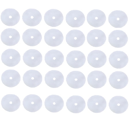 HIBIBUD 30 Pieces Clothes Dryer Exhaust Filter Universal Portable Dryer Lint Filter Replacement White One Size