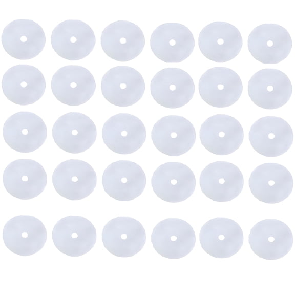 HIBIBUD 30 Pieces Clothes Dryer Exhaust Filter Universal Portable Dryer Lint Filter Replacement White One Size