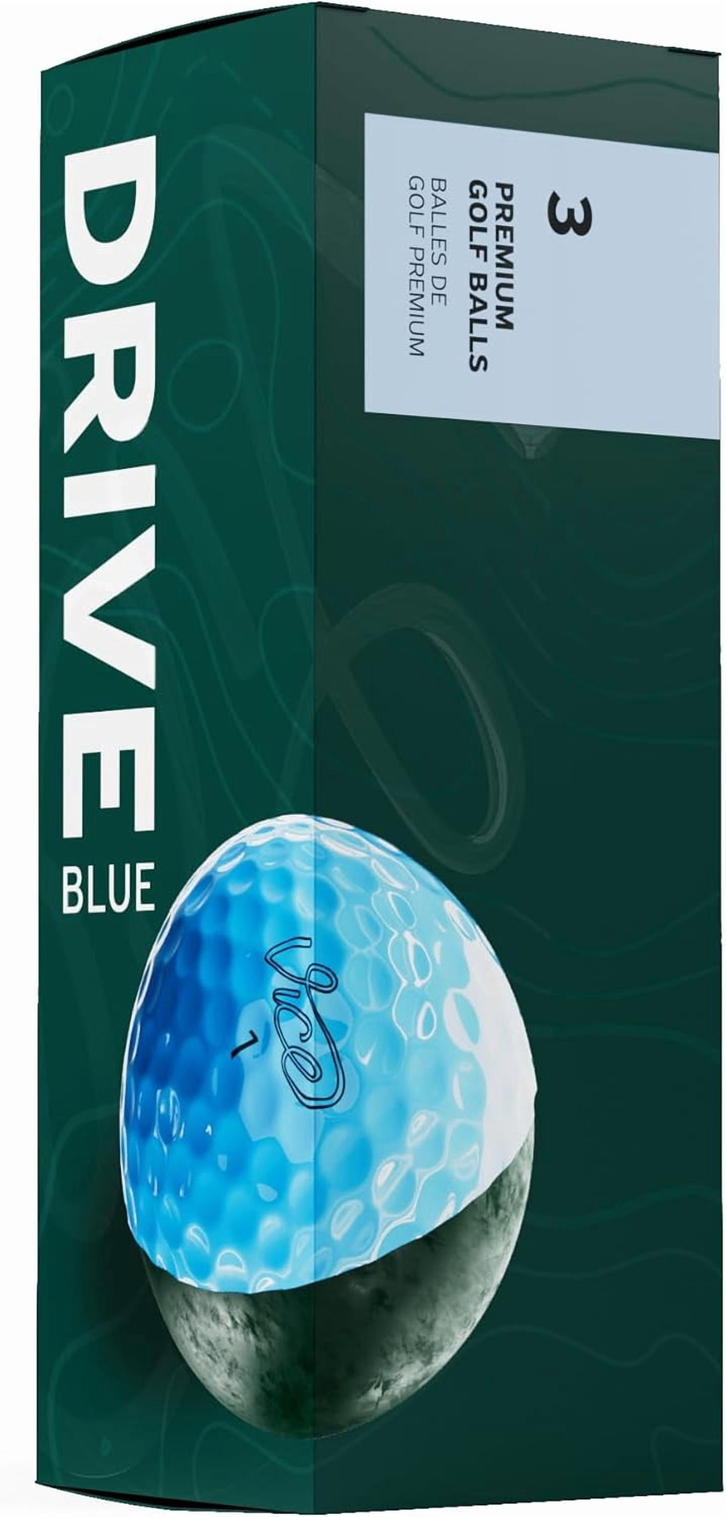 (2 pack) Vice Drive Golf Balls, Light Blue 12pk