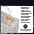thumbnail image 3 of 2-Pack Dishwasher Utensil Basket for Straws, Chopsticks - Dishwasher Safe Accessories, 3 of 5