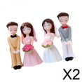 thumbnail image 1 of 2 Adornos Para Tartas De Boda, Minifiguras De Pareja Para Escena DIY, Compromiso De Aniversario, 1 of 7