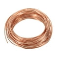thumbnail image 1 of Unique Bargains 49 Feet Solid Bare Copper Wire 15 Gauge 99.9% Pure Copper Wire 1.8mm Soft Beading Wire, 1 of 6