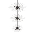 thumbnail image 3 of Elegant Lighting Sienna 46" 30-Light Metal/Glass Chandelier in Black/Clear, 3 of 3