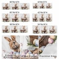 thumbnail image 2 of Valance Curtains for Kitchen Windows Easter Bunny Egg Basket on White Rod Pocket Valance Spring Pastoral Plant Short Window Curtain Topper for Bedroom Living Room Bathroom 42x12in,1&nbsp;Panel, 2 of 9