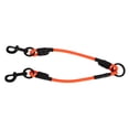 thumbnail image 2 of Pet Dog Metal Leash Double Chain Dogs Leashes, Pet Dog Leash, Double Chain Waterproof Dogs Leashes Waterproof Pet Dog Leash For Dogs Pet Dog Orange Diameter: 8mm/ 0.3 In; Length:, 2 of 8