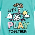 thumbnail image 3 of Toy Story 4 - Forky Lets Play Together - Toddler & Youth Girls Short Sleeve Graphic T-Shirt, 3 of 5