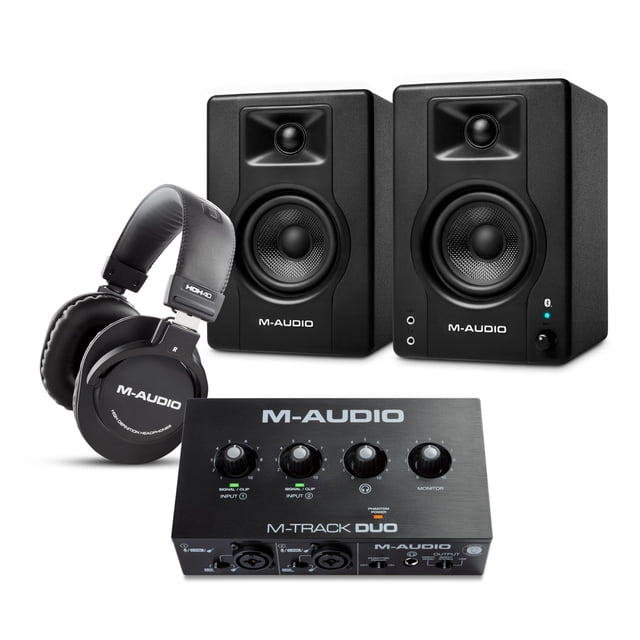 Par Bluetooth M-AUDIO BX3 de monitores de estudio con interfaz