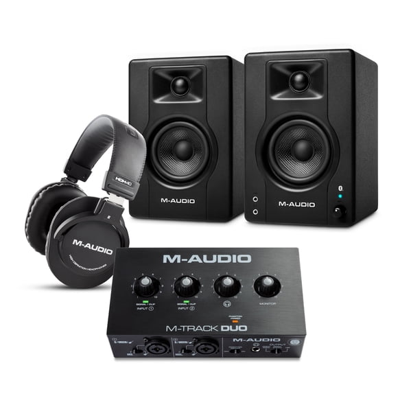 Par Bluetooth M-AUDIO BX3 de monitores de estudio con interfaz