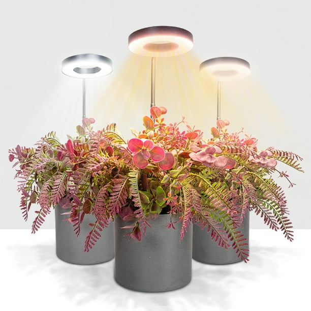 Rosnek LED Plant Grow Light Full Spectrum Sunlight Ring Plant Halo
