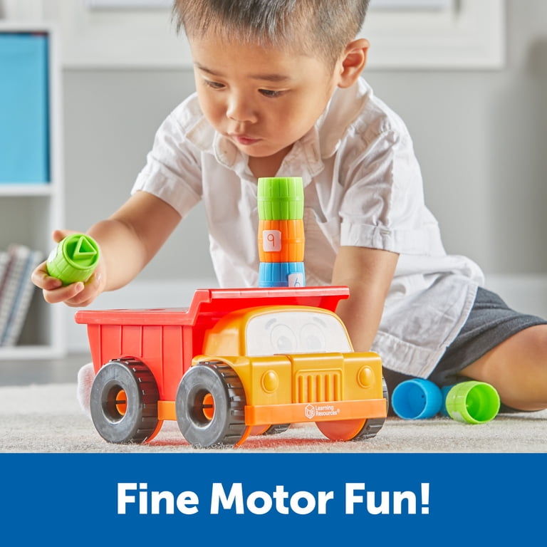 Learning Resources Tony Peg Stacker Dump Truck, 10 Pieces photo 2