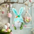 thumbnail image 5 of WozhuoToy Bunny Gnomes Decorations for Home, Indoor, Tiered Tray, Office, Desk - Easter Decorations - Spring Stuffed Rabbit Animal Figurines Centerpiece Table Decor - Funny Gifts for Women, Mom, 5 of 6