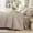 02-Oatmeal, variant on ANGENIA King Comforter Sets with Sheet Oatmeal - 7 Pieces Bed in a Bag King Bohemian Cozy Fluffy Vintage Chevron Tufted All Season Bed Sets with Comforter, Sheets, Pillowcases & Shams
