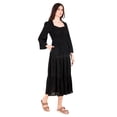 thumbnail image 3 of ThePirateDressing Women's Renaissance Medieval Tiered Dress with Bell Sleeves, 3 of 7