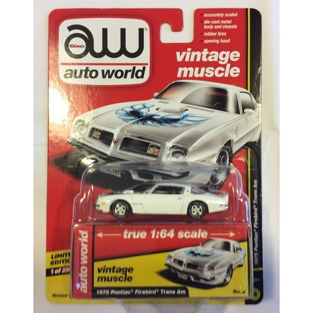 Auto World 1:64 Vintage Muscle 1975 Pontiac Firebird Trans Am Limited