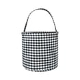 thumbnail image 3 of Halloween Basket, Trick or Treat Basket, Cute Plaid Candy Bucket, Small Baskets Barrel, Jack O Lantern Bags, 3 of 9
