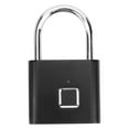 thumbnail image 4 of Electronic Padlock Zinc Alloy Padlock USB Rechargeable Keyless Padlock, Fingerprint Padlock, Padlock Cabinet for Backpack Luggage Anti-theft Silver,Black, 4 of 7