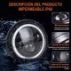 thumbnail image 3 of 7'' Led Universal Faro De Luz Ojo De Angel Para Moto, 3 of 8