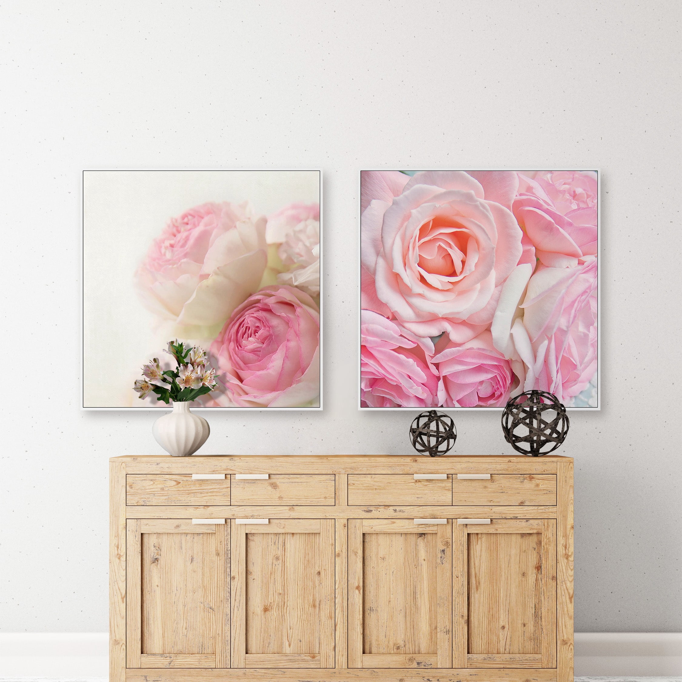 Rose Bunch Diptych