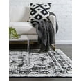 thumbnail image 3 of Unique Loom Sofia Collection Traditional Vintage Area Rug, 5' x 8', Black/Gray, 3 of 6