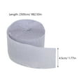 thumbnail image 2 of OUNONA Plated Silver Crepe Paper Streamers Elastic and Twistable for Unique Party Or Wedding Decor, 2 of 6