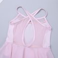 thumbnail image 5 of Hansber Girls Kids Modern Lyrical Dance Dress Mesh High Low Hem Ballet Dance Gymnastics Leotard Dress Pink 13-14, 5 of 6