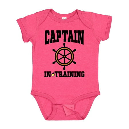 

Inktastic Captain in Training Gift Baby Boy or Baby Girl Bodysuit