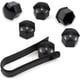 thumbnail image 1 of 17 mm 20 Tapas de tuercas de rueda Tapa de tuerca de perno de rueda Tapa de tuerca hexagonal negra con herramienta de extracción, a prueba de polvo, decoración de automóviles, 1 of 2