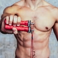 thumbnail image 5 of WOD Nation Speed Cable Jump Rope - Adjustable Speed Rope for Double Unders - Skipping Cord for Cardio & Boxing - 11 ft Cable, 2.2/3.3 mm, Red Alloy Steel, 5 of 8