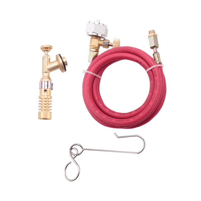 2X for Mapp Gas Turbo Torch Plumbing Turbo Torch with Hose for Solder Propane Welding Kit