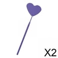 thumbnail image 1 of 2xEspejo De Pestañas Con Diseño De Corazón Mini Profesional Para Observar Pequeños Detalles Púrpura, 1 of 8