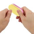 thumbnail image 2 of Unique Bargains 50 Pcs Mini Block Oval Nail Buffers for DIY Yellow Pink, 2 of 6