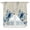 SteelBlue Linen, variant on Blue Ombre Floral Kitchen Window Curtains, Swag Curtains Valance for Bedroom Living Room Bathroom, Spring Elegant Flowers Beige Rustic Rod Pocket Window Curtain Block Drapes 2 Panels 36"x45"