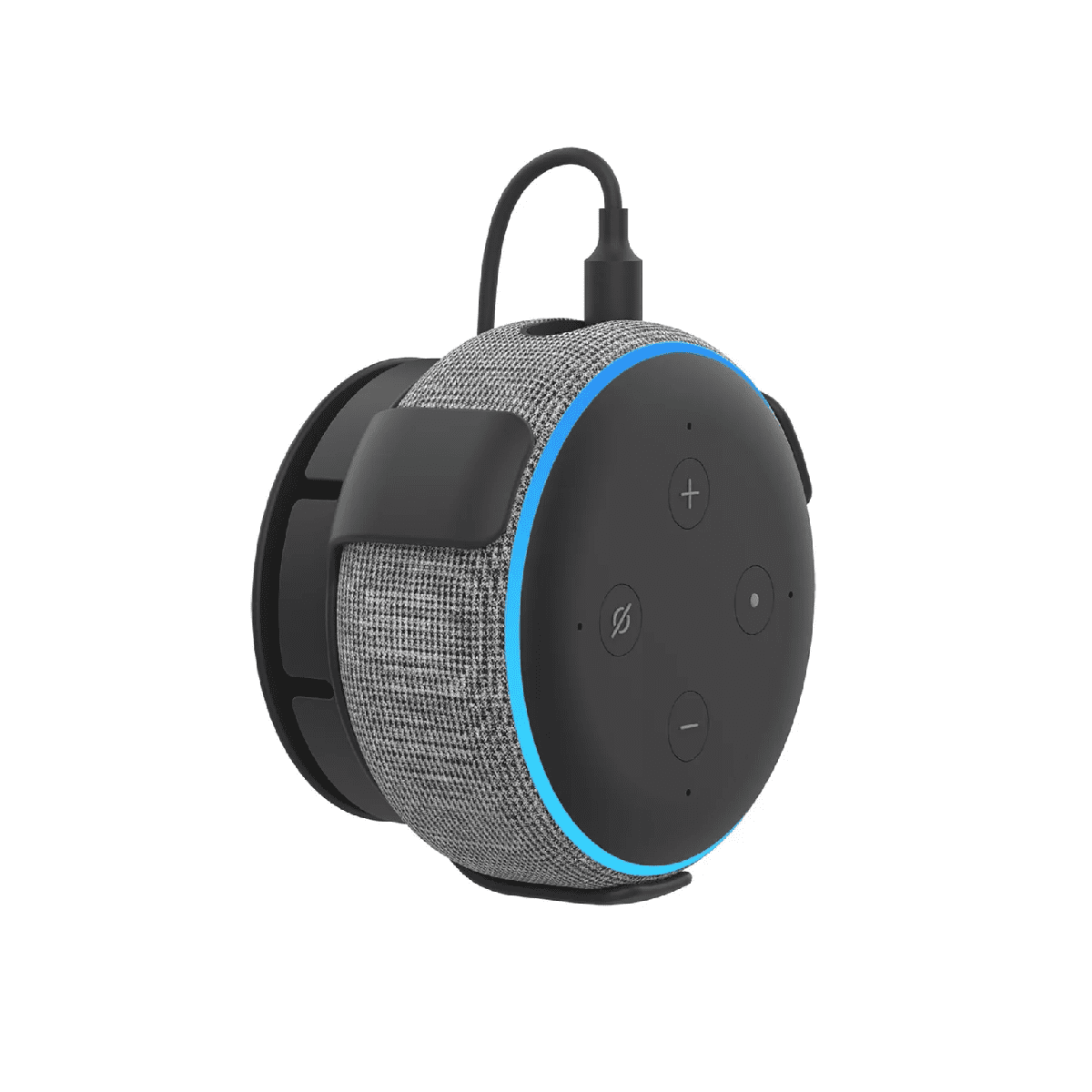Soporte De Pared Para Echo Dot 3 – Fabricado En PLA Biodegradable Con Impresión 3D, Incluye Tornillos Y Tacos