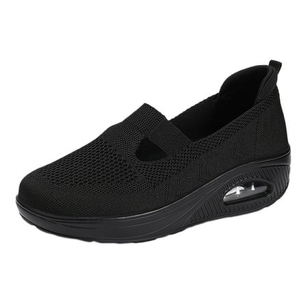

Jungdeepe Women s Spring And Summer Flying Mesh Breathable Casual Women s Shoes Ladies Casual Shoes Size 4 Low Heel Loafer Mens Casual Wear Shoes Dressy Low Heels Women Wide Width Casual Shoes